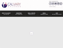 Tablet Screenshot of calvaryorlando.org